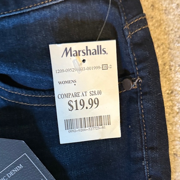 1822 Denim Dark Blue Ankle Jeans - Picture 4 of 9